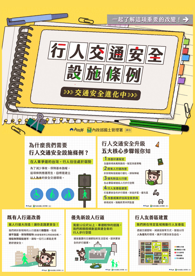 行人安全設施條例介紹(A3尺寸)