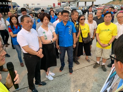 新北市長侯友宜實地視察九份地區交通疏導措施