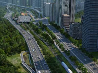 興建淡北平面道路是為改善淡水聯外道路容量不足的問題，並不是闢建新道路鼓勵民眾開車