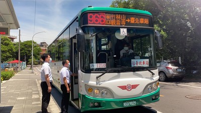 966線公車搭車示意圖
