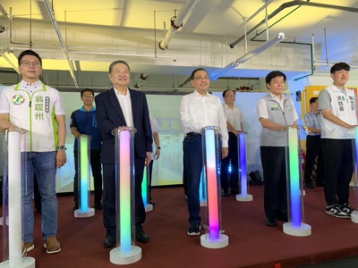 新北市長侯友宜、議長蔣根煌共同主持新莊區捷運幸福站立體停車場啟用儀式