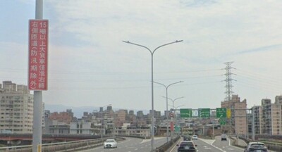 永安大橋嚴格禁行15噸以上大貨車