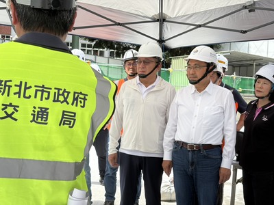 侯市長叮嚀永平國小地下停車場施工團隊如期如質完工