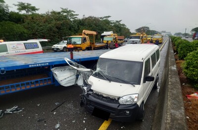 圖一：發生事故時，請依「道路交通事故處理辦法」處理並通知警察機關