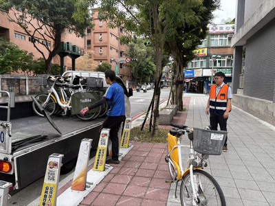 圖1.交通局督導YouBike調度情形