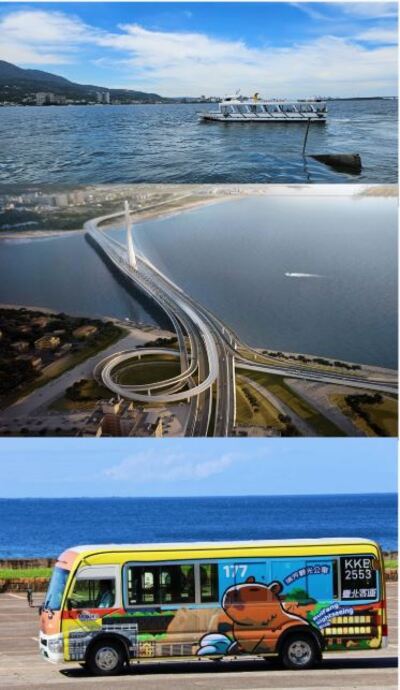 首創規劃水陸聯運的觀光公車路線