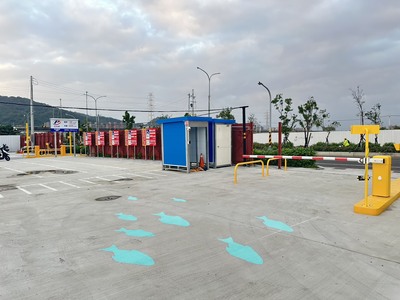 新莊區領航路平面停車場