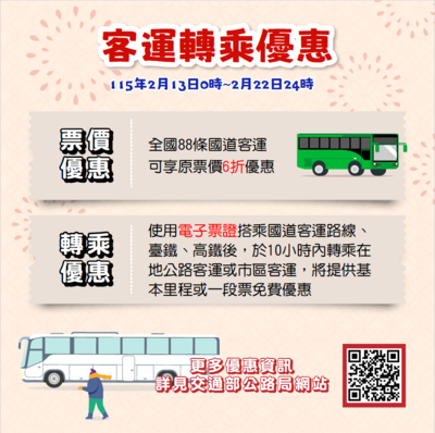 客運轉乘優惠
