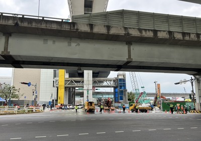 五工路往新北產業園區方向封閉管制