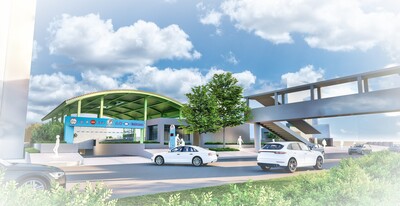 板橋區信義國小地下停車場完工模擬圖