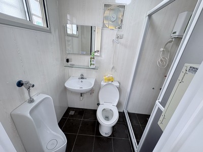 安坑計程車司機服務中心設有簡易盥洗設備