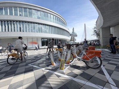 淡江大橋兩端共4處YouBike站,假日16時至19時啟動「只還不借」