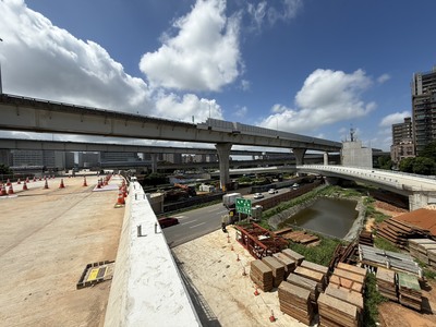 高公局預計林口交流道改善工程將於明年3月完工通車