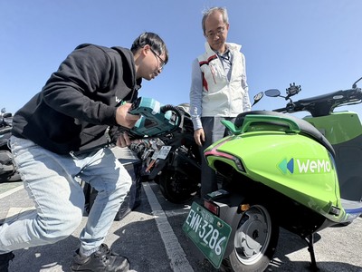 共享機車春節前加強車輛安檢,讓市民騎得安心又安全