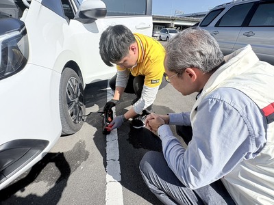 輪胎胎壓也是安檢重點之一