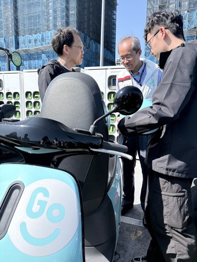 共享機車業者說明車輛安檢整備情形,春節服務不打烊