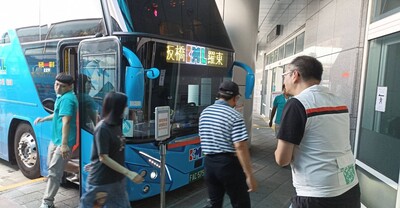 轉運站演習協助疏散