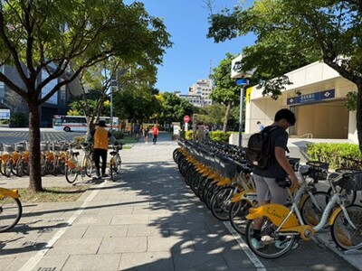 YouBike同步加強車輛調度,因應世界無車日大眾運輸接駁需求。